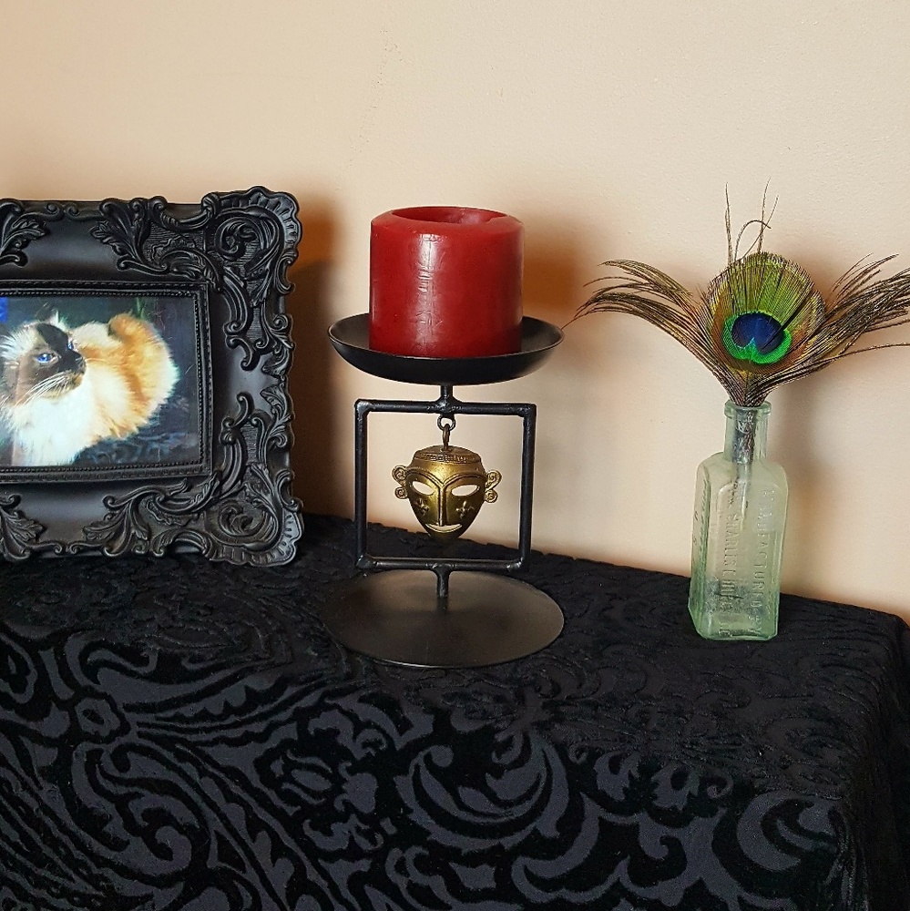 Metal candle holder/stand